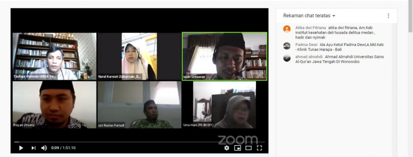 Lppi unisa adakan kajian tuntunan sholat ied dimasa pandemi