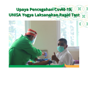Upaya pencegahan covid 19, unisa yogya laksanakan rapid test
