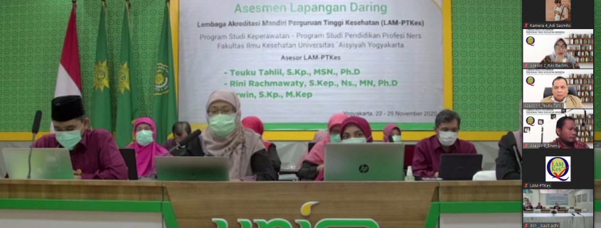 Asesmen lapangan daring prodi keperawatan & profesi ners unisa yogyakarta