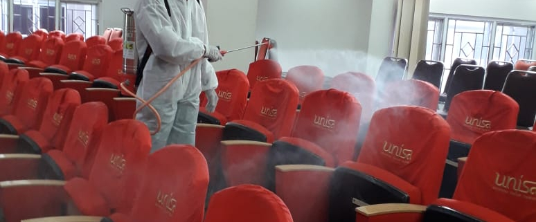Demi menjaga kebersihan dimasa pandemi, unisa lakukan general cleanup