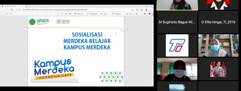 Fst unisa adakan sosialisasi merdeka belajar
