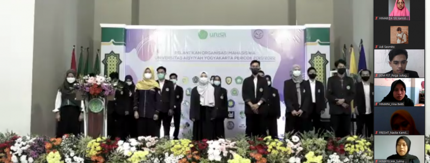 Bka unisa yogyakarta selenggarakan pelantikan ormawa secara daring