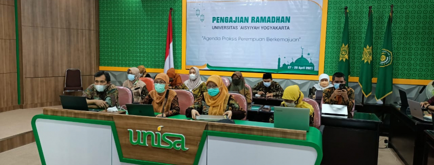 Refreshing spiritual via virtual, unisa yogya gelar pengajian ramadhan 1442 h