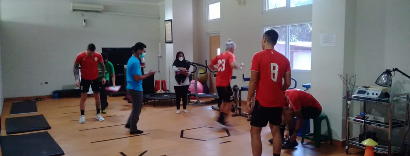 Persiapkan tim menghadapi liga 1, ps sleman mengunjungi klinik fisioterapi unisa yogyakarta