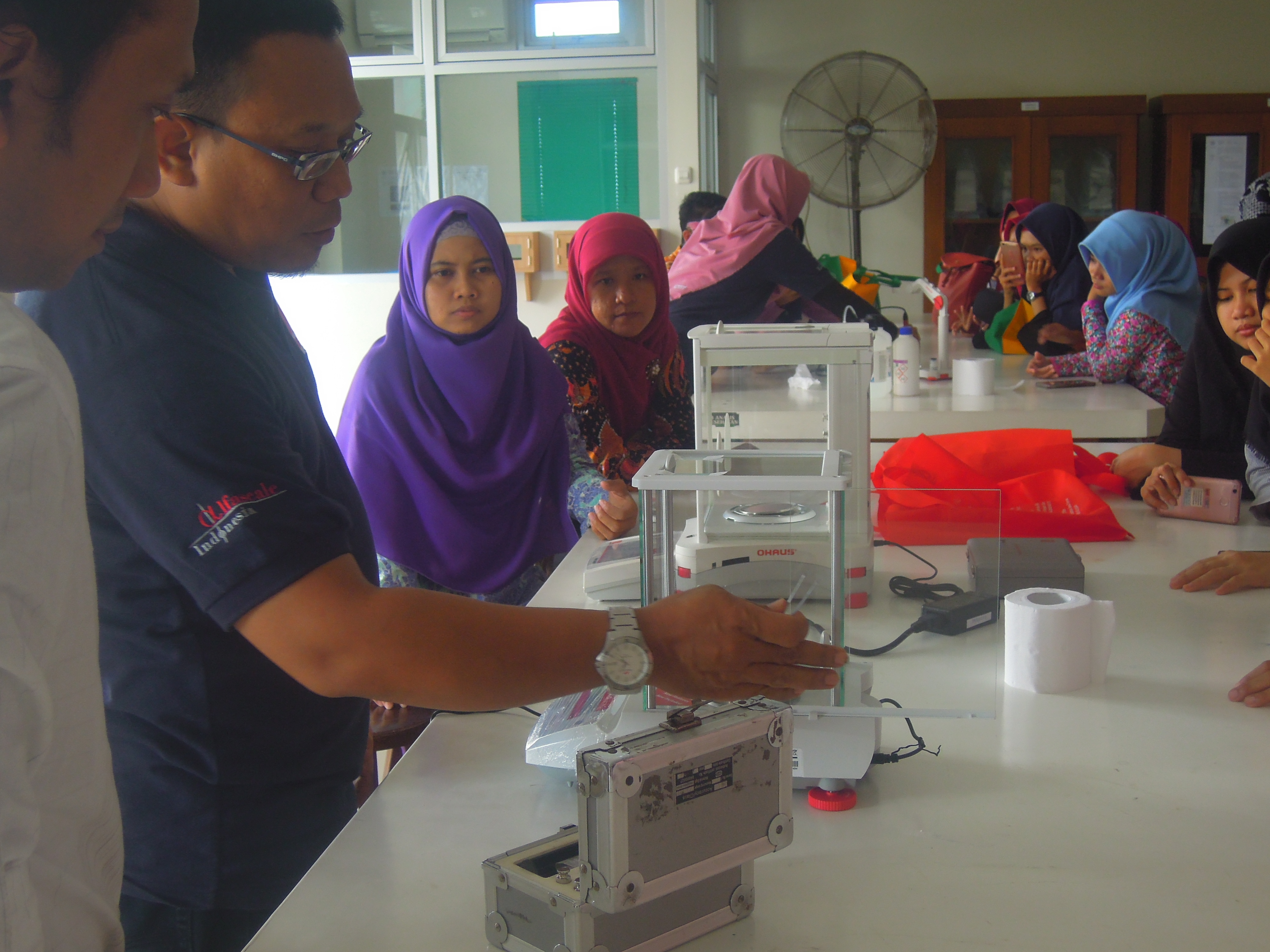 Pelatihan lab di unisa