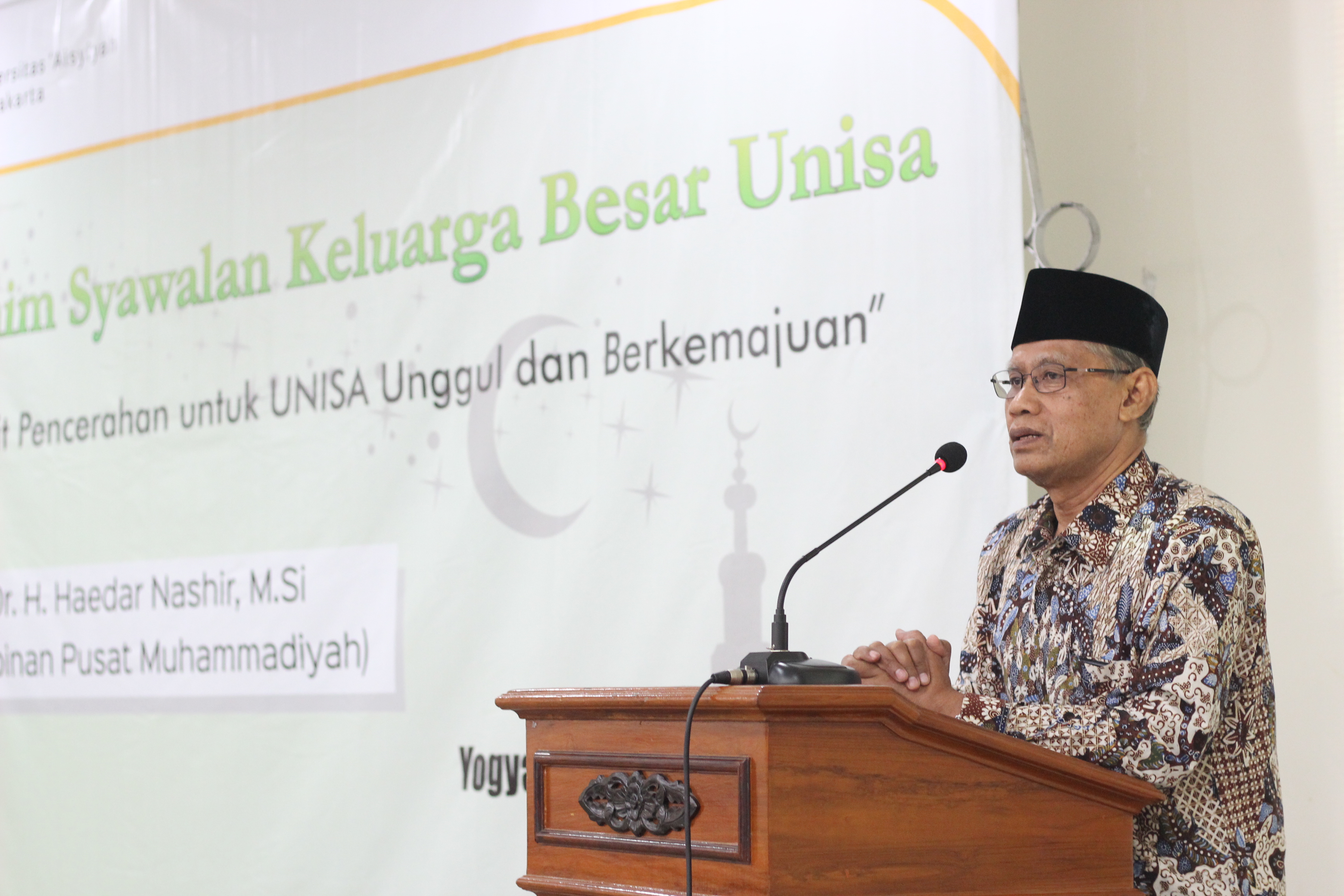 Syawalan unisa yogya dihadiri ketua umum pp muhammadiyah