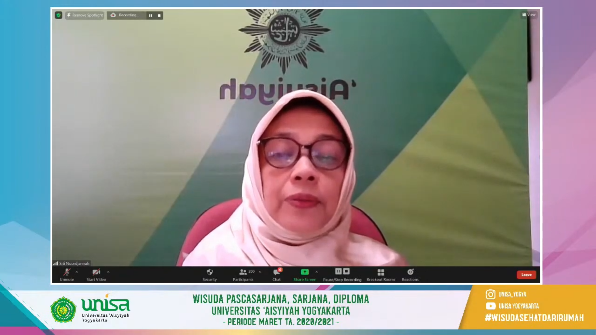Unisa yogyakarta siap bangun masjid 4 lantai