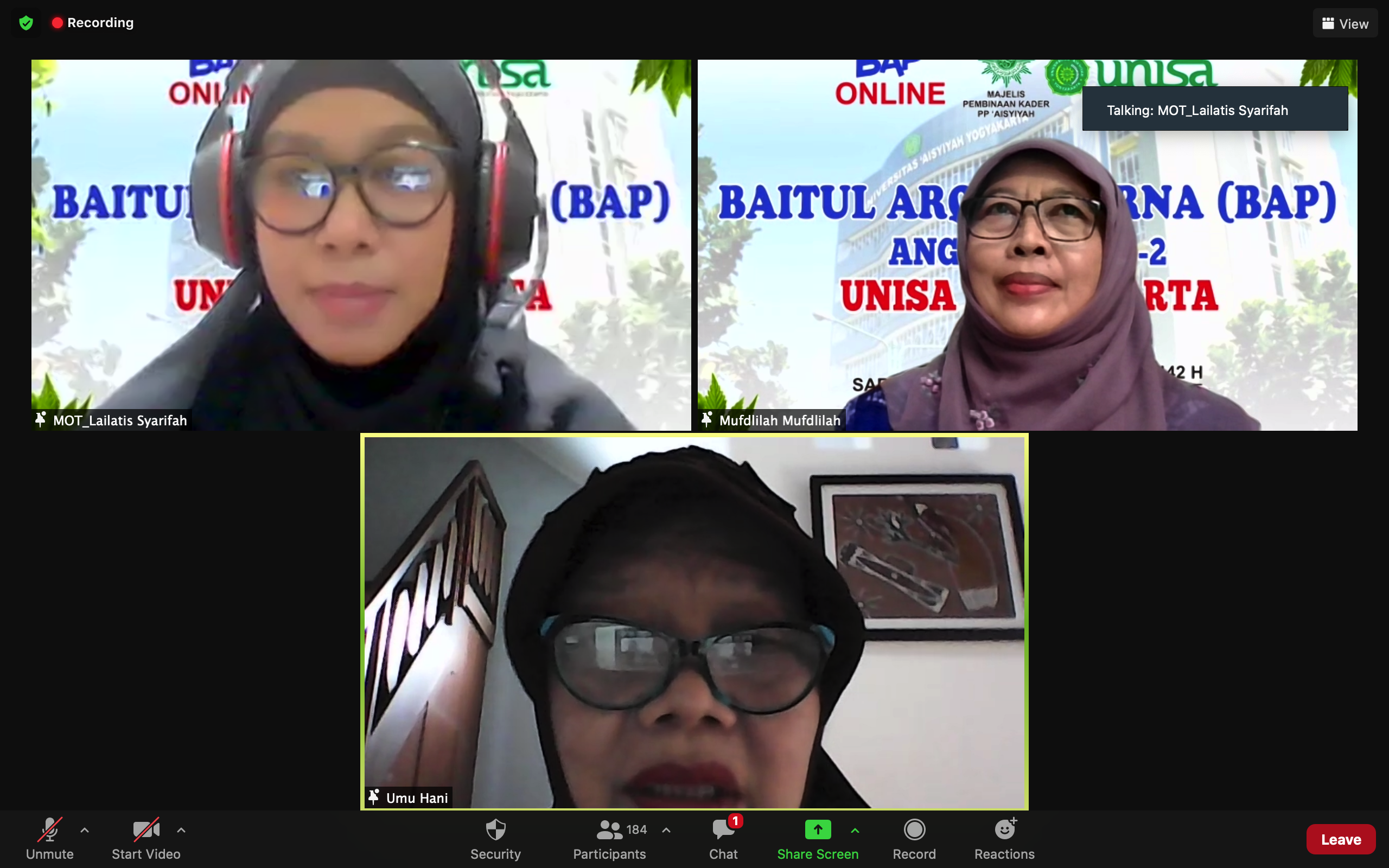 Bangun kader muhammadiyah ‘aiysiyah, unisa yogya selenggarakan baitul arqam purna