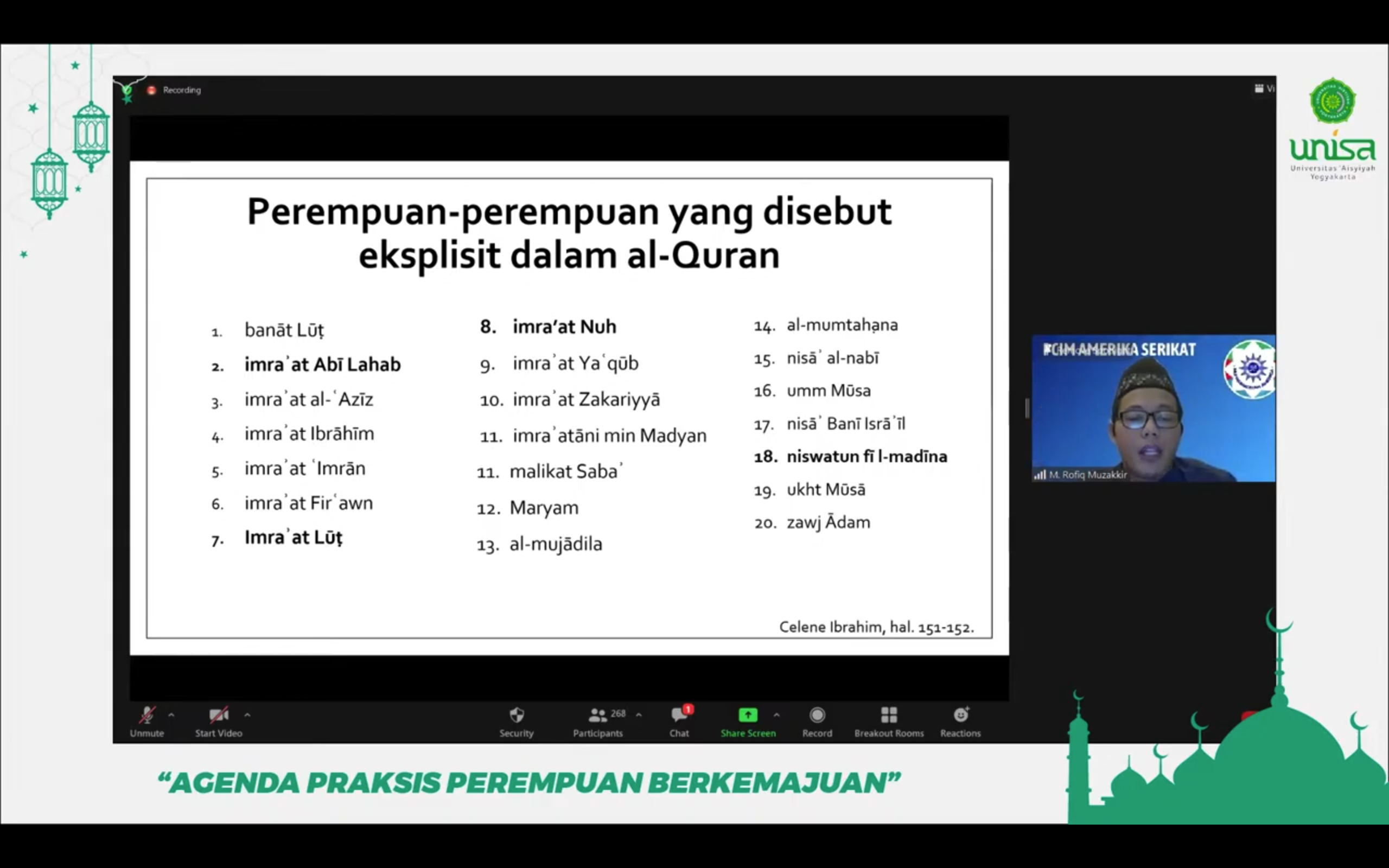 Kecantikan spiritual mendorong hadirnya sifat teladan perempuan berkemajuan
