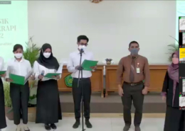 Siap Terjunkan Mahasiswa, Prodi Profesi Fisioterapi Unisa Yogyakarta Adakan Sumpah Pra Klinik