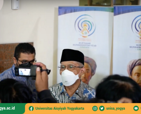 Mahasiswa Ilmu Komunikasi UNISA Yogya Belajar Kreatif di Kantor PP Muhammadiyah