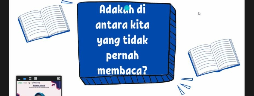 Program studi teknologi informasi unisa : pentingnya membaca bagi mahasiswa