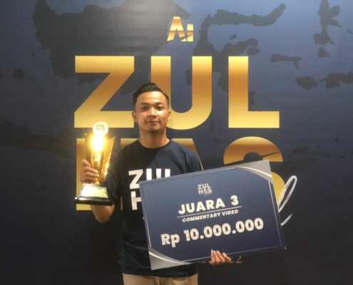 Gaungkan Gagasan Islam Wasathiyah lewat Video, Mahasiswa Ilmu Komunikasi UNISA Raih Penghargaan Zulhas Award
