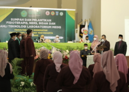 Sebanyak 261 Mahasiswa UNISA Yogyakarta Mengikuti Pelantikan dan Sumpah Profesi