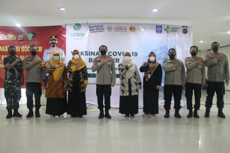 Kapolda DIY Pantau Vaksinasi Booster di Unisa Yogyakarta