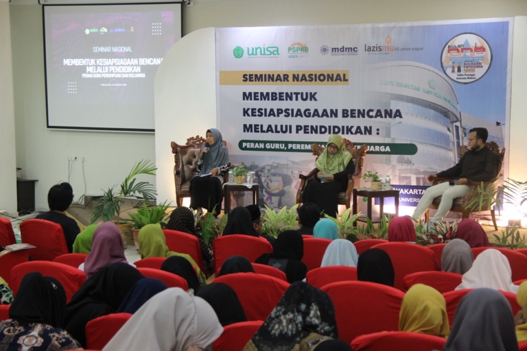 Kesiapsiagaan Bencana : PSPKB UNISA Jogja Gandeng MDMC DIY Gelar Seminar Nasional
