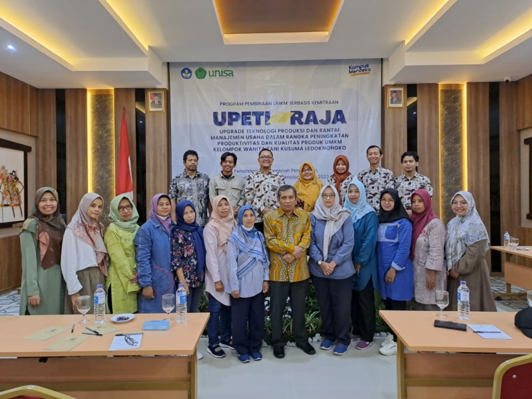 Tim UPETI RAJA LPPM UNISA Yogya, Gelar Workshop Manajemen Produksi dan Pemasaran UMKM