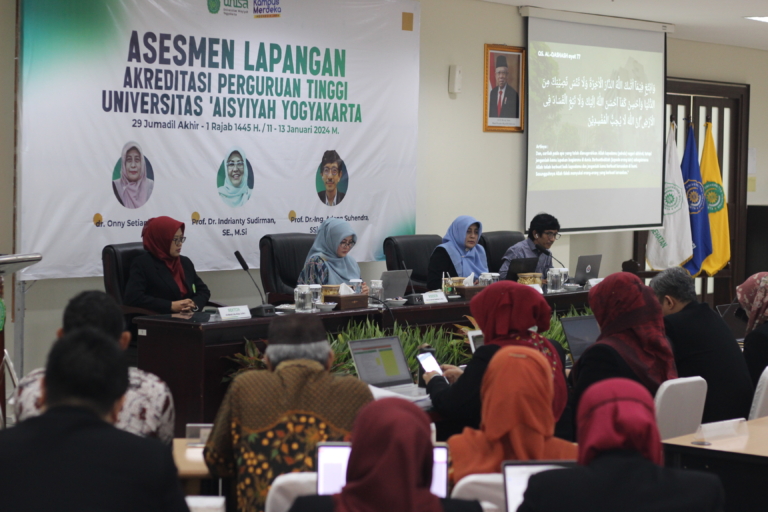UNISA Yogyakarta Menjalani Asesmen Lapangan Akreditasi Perguruan Tinggi dari BAN-PT