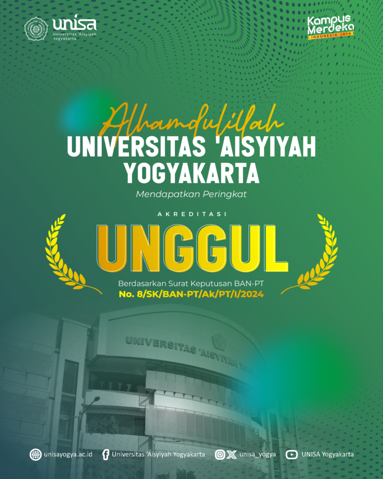 Universitas Aisyiyah Yogyakarta Raih Akreditasi Unggul dari BAN-PT