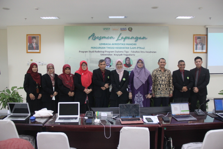 Prodi Radiologi UNISA Yogyakarta Terima Asesmen Lapangan Dari LAM-PTKes