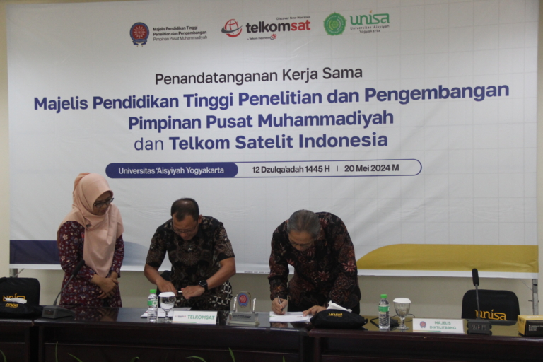 UNISA Yogyakarta Jadi Saksi Kerjasama Strategis antara Muhammadiyah dan Telkomsat
