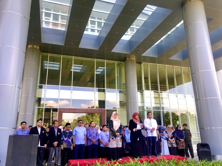 Dukung Palestina, UNISA Yogyakarta Gelar Aksi Damai