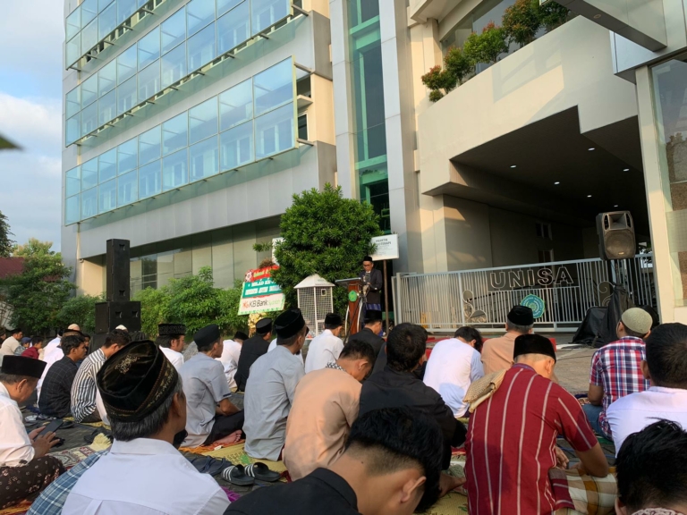 UNISA Yogyakarta Gelar Sholat Idul Adha, Wakil Rektor 4 Jadi Khotib