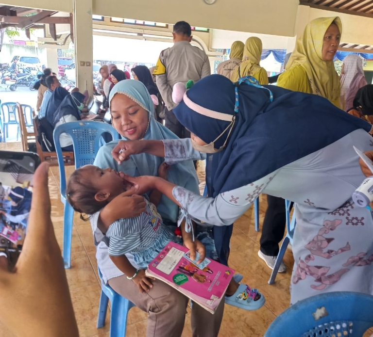 Pekan Imunisasi Nasional Polio di Bantul, Dosen UNISA Ikut Berpartisipasi