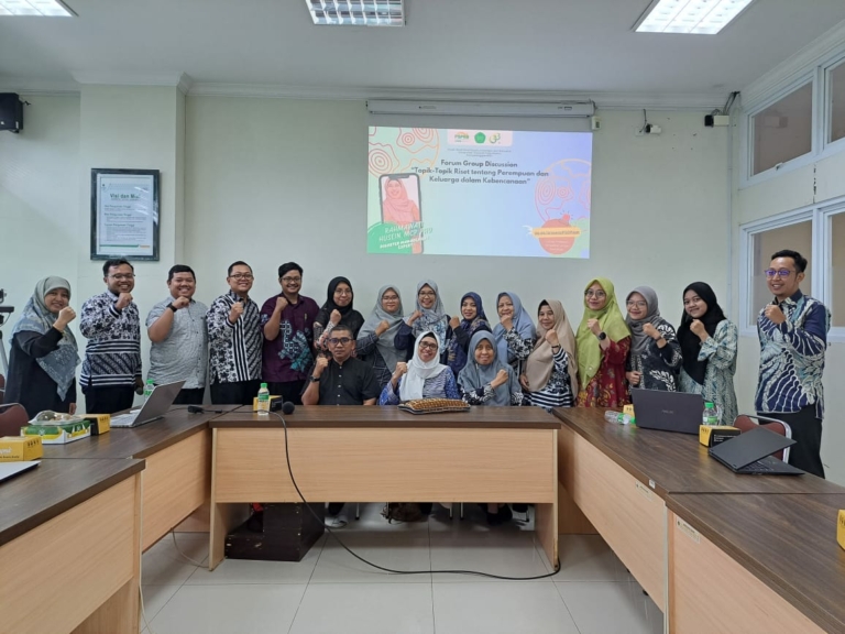 PSPKB UNISA Yogyakarta Gelar FGD Bahas Riset Perempuan dan Keluarga dalam Kebencanaan