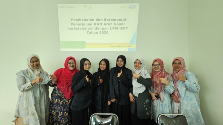 3 Mahasiswa Unisa Yogyakarta Pengabdian Masyarakat di Arab Saudi ‘Sembari’ Umroh