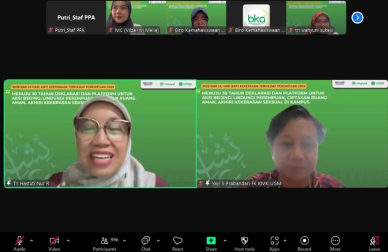 Bersama Akhiri Kekerasan Seksual: Refleksi 16 Hari Anti Kekerasan terhadap Perempuan 2024