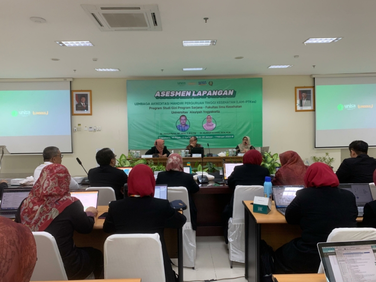 Prodi Gizi UNISA Yogyakarta Jalani Reakreditasi, LAMPT-Kes Lakukan Asesmen Lapangan