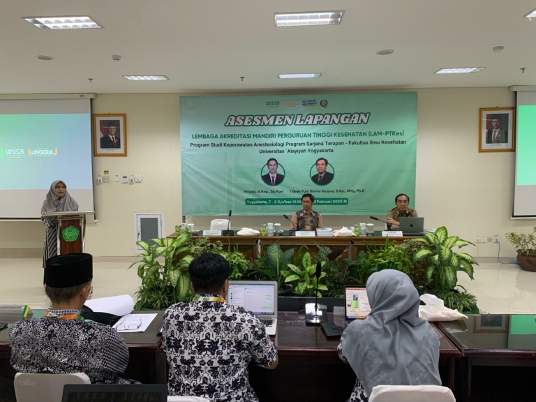 Prodi Keperawatan Anestesiologi Unisa Yogyakarta Jalani Asesmen Lapangan dari LAMPT-Kes