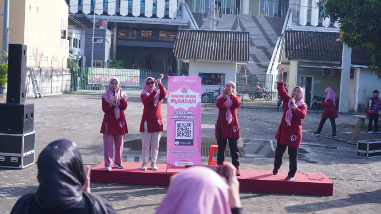 Biro Humas Protokol  dan Prodi Kebidanan UNISA Yogyakarta Gelar SAE dan Launching Aplikasi SADARI