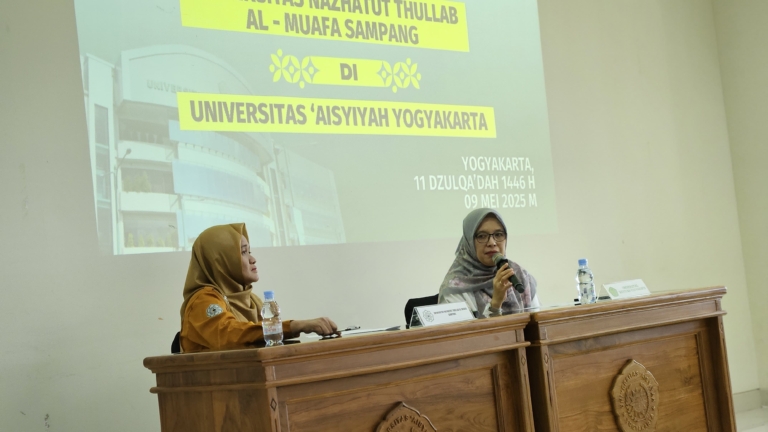 UNISA Yogyakarta Terima Kunjungan Studi Banding dari Universitas Nazhatut Thullab Al Muafa Sampang
