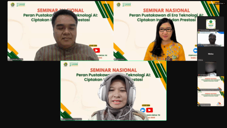 Milad ke-34 UNISA Yogyakarta dan Hari Pustakawan Nasional: Kupas Tuntas Peran Pustakawan di Era AI