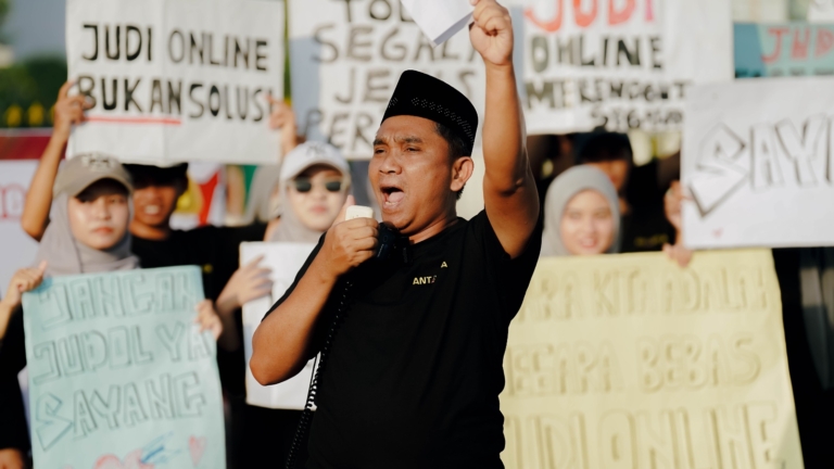 Dari Titik Nol Km Yogyakarta, Mahasiswa Unisa Yogyakarta Suarakan Penolakan Judi Online