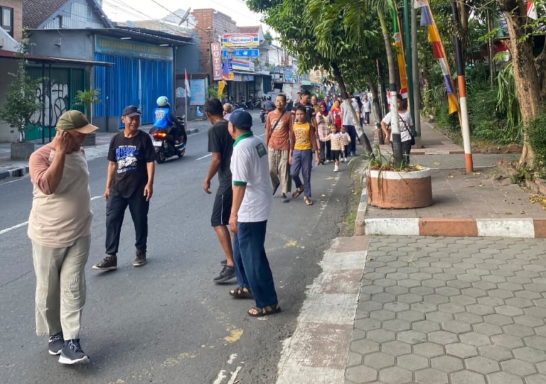 Warga Gendingan Yogyakarta Meriahkan Gerak Sehat