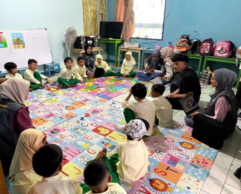 Belajar cuci tangan