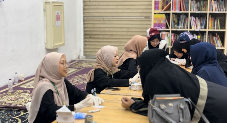 Peringatan Maulid Nabi di Sekolah Indonesia Mekkah Diisi Cek Golongan Darah Gratis