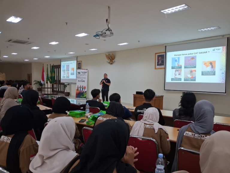 Mahasiswa Arsitektur UNISA Yogyakarta Hadiri Talkshow Campus Roadshow Avian