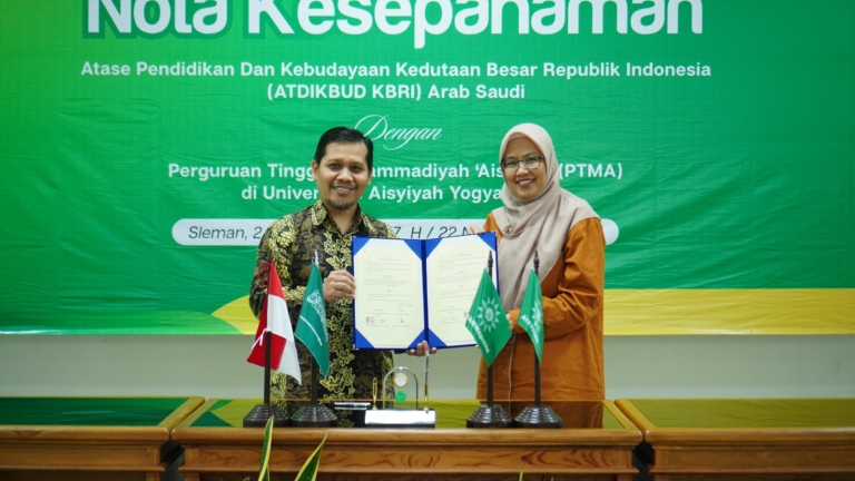 Unisa Yogyakarta dan PTMA Perkuat Kiprah Global, Teken Nota Kesepahaman dengan Atase Pendidikan dan Kebudayaan KBRI Riyadh