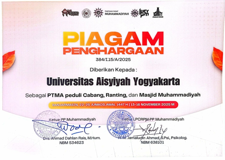 UNISA Yogyakarta Raih LPCR Award 2025