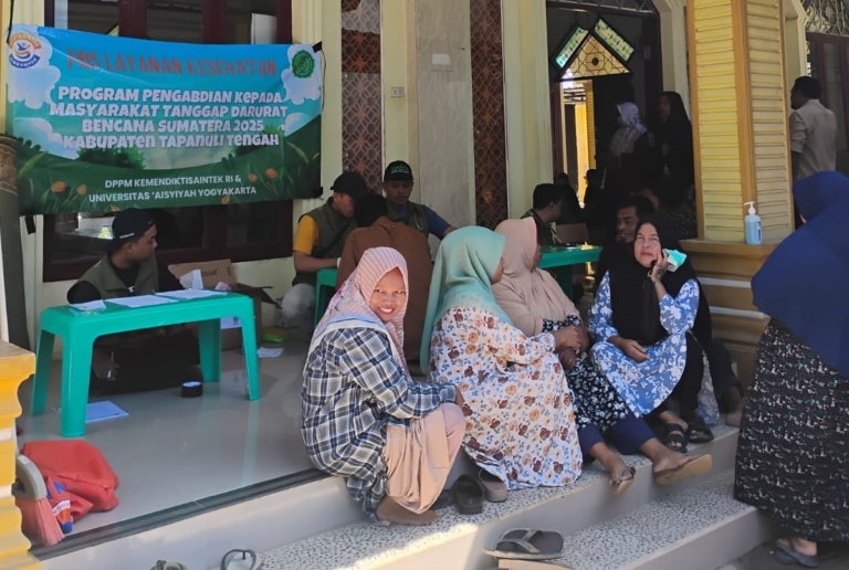 Tim Kemanusiaan UNISA Yogyakarta Intensifkan Layanan Kesehatan Pasca-Bencana di Tapanuli Tengah