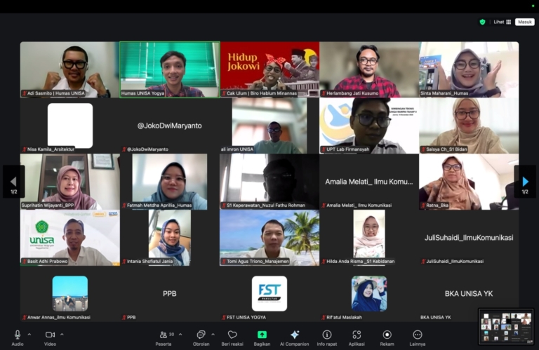 Demi Rajai Mesin Pencari, UNISA Yogyakarta Siapkan Puluhan Admin Website Lewat Kopdar Khusus